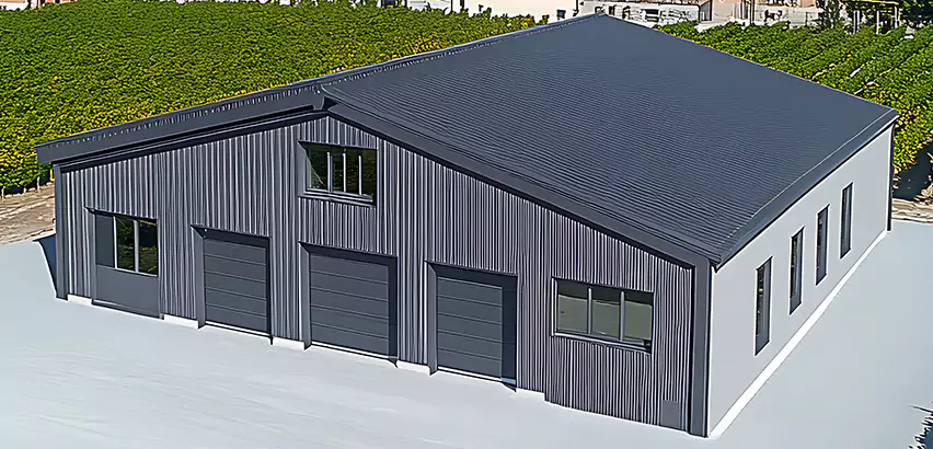 Corrugated Garage Roof Repair in Encinitas