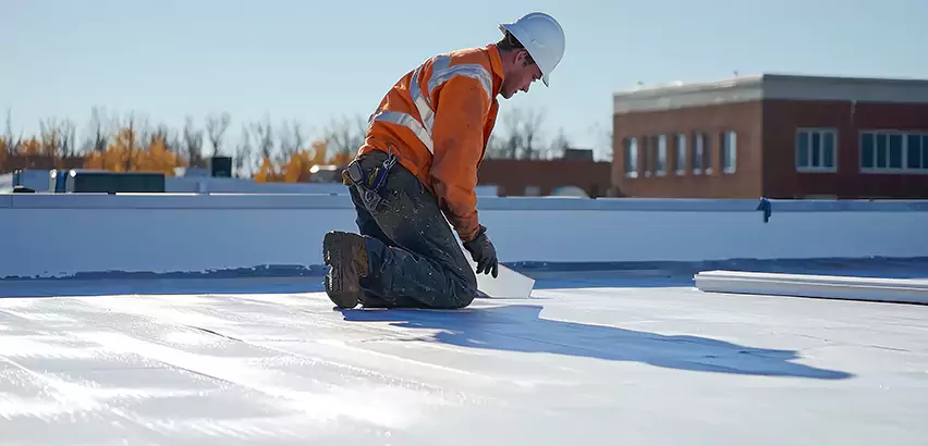 Flat Roof Drain Installation in Encinitas
