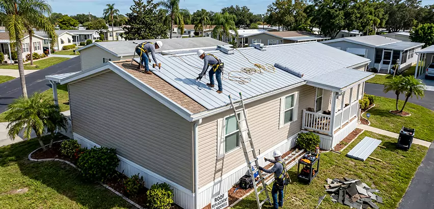 Mobile Home Metal Roof Replacement in Encinitas